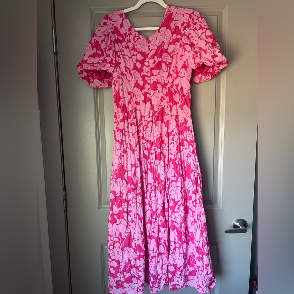 HYACINTH HOUSE Pink Floral Empire Ella Maxi Dress - Picture 11 of 15